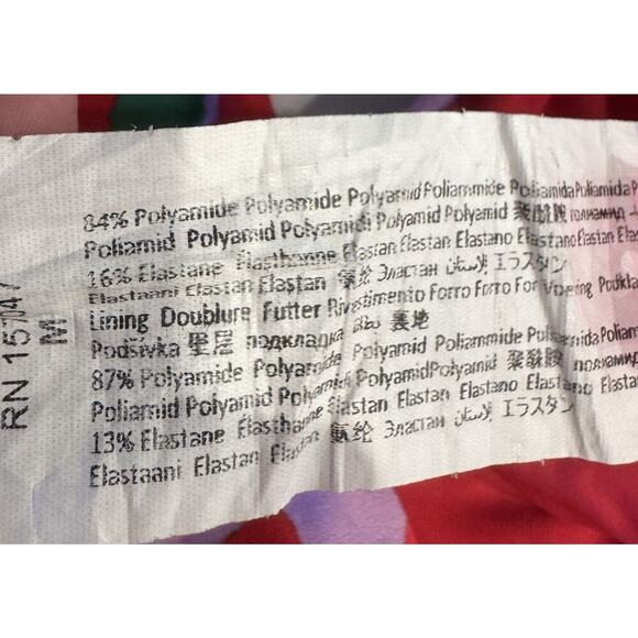 Farm Rio Tie Side Bikini Bottom Women’s Size Medium Leopard Print Beaded Tassels - Picture 7 of 7